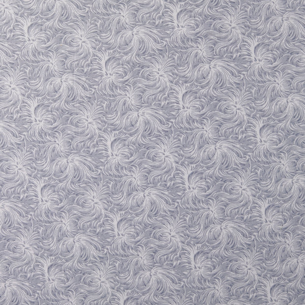 Cotton Poplin fabric Camouflage Light Blue