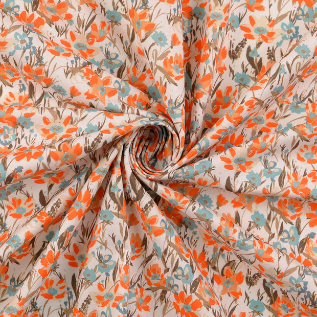 Cretonne fabric White 