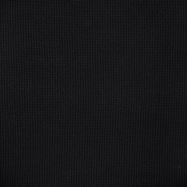 Heavy Knit fabrik Schwarz matt 