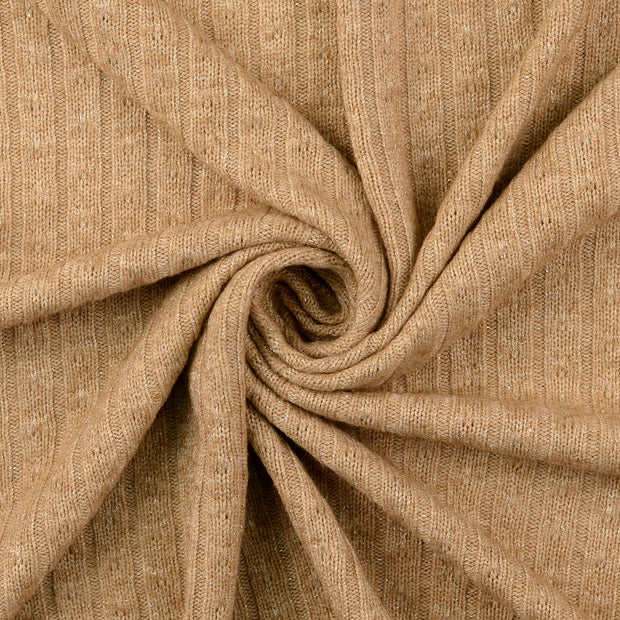 Heavy Knit fabrik Beige 