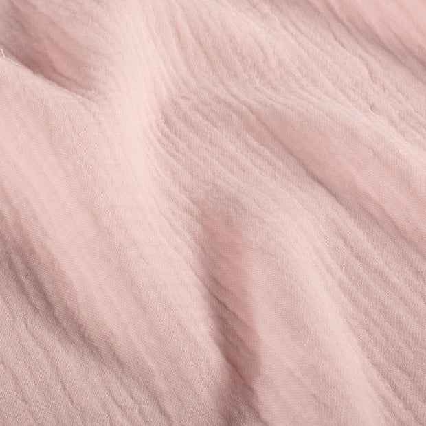 Muselina tela Unicolor Rosa claro