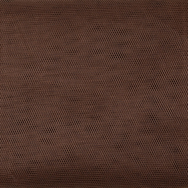 Tulle fabric Unicolour Brown