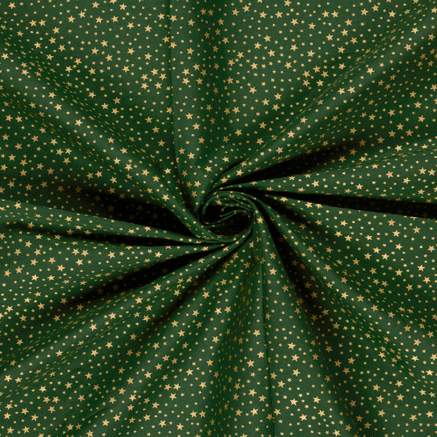  fabric Dark Green printed 