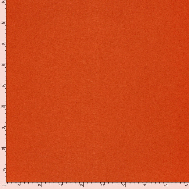 Vilt stof Effen Oranje