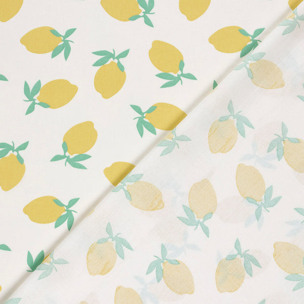 Cotton Poplin fabric Fruits printed 
