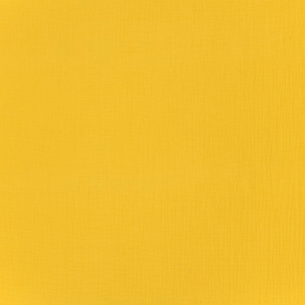 Muslin fabric Yellow matte 