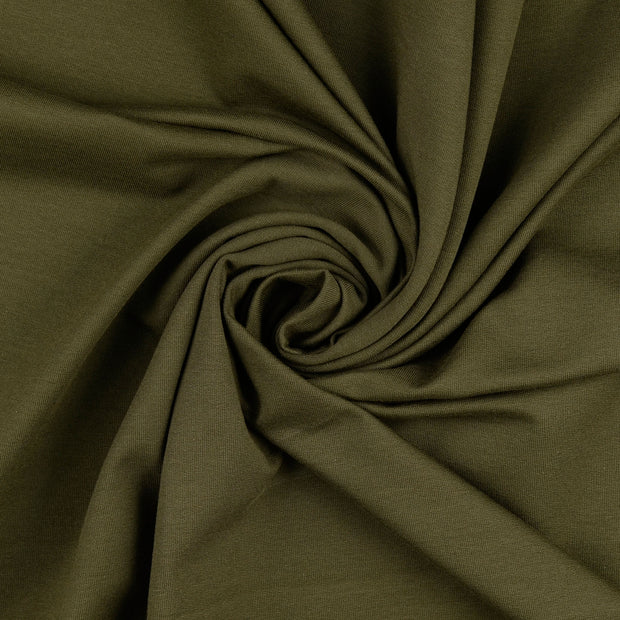 French Terry fabric Forest Green 