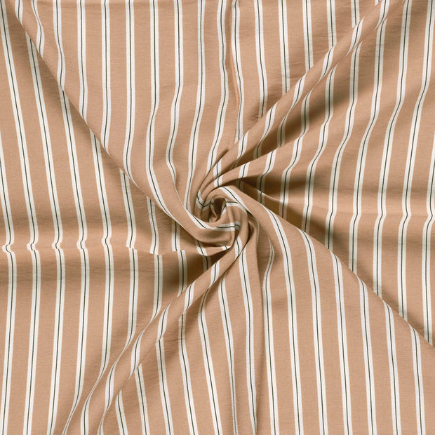 Viscose Nylon Crepe fabric Camel printed 