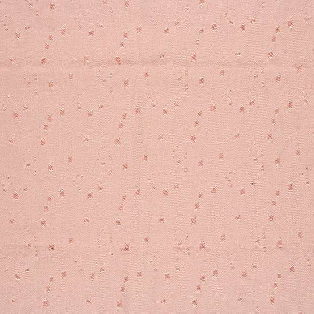 Denim fabric Old Pink matte 