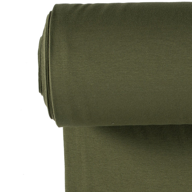 Cuff fabric Unicolour Khaki Green