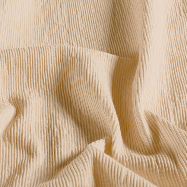 Knitted tissu Unicolore Beige