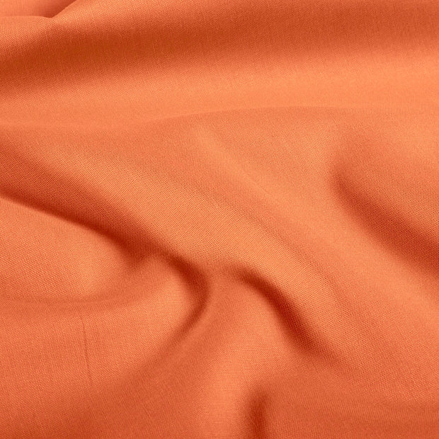 Cretonne fabric Unicolour Coral