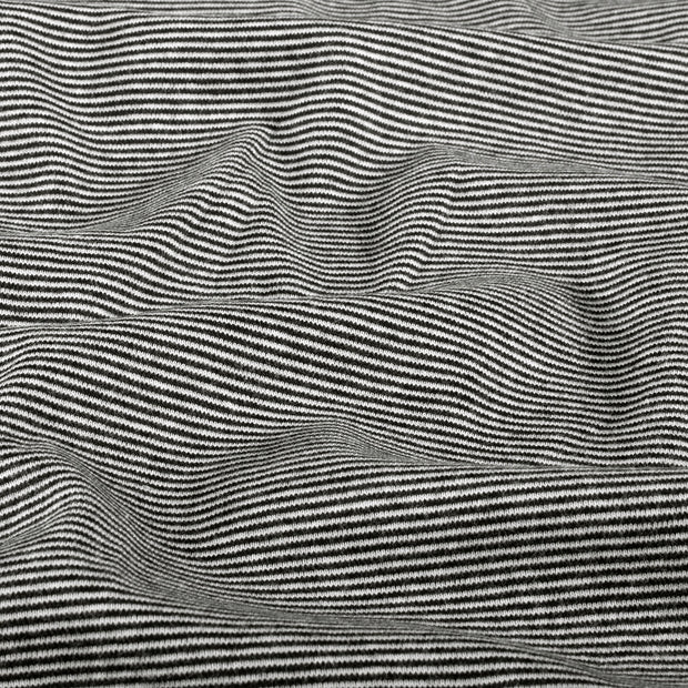 Cuff Material Yarn Dyed fabric Stripes Black