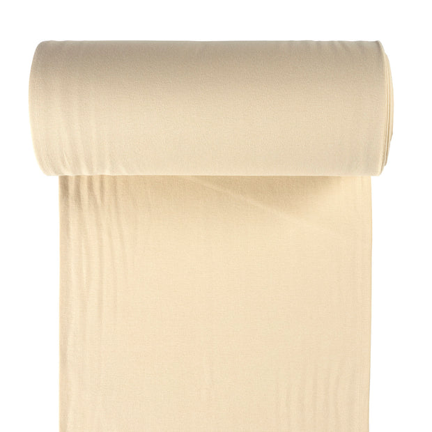 Cuff Material GOTS organic fabric Beige matte 