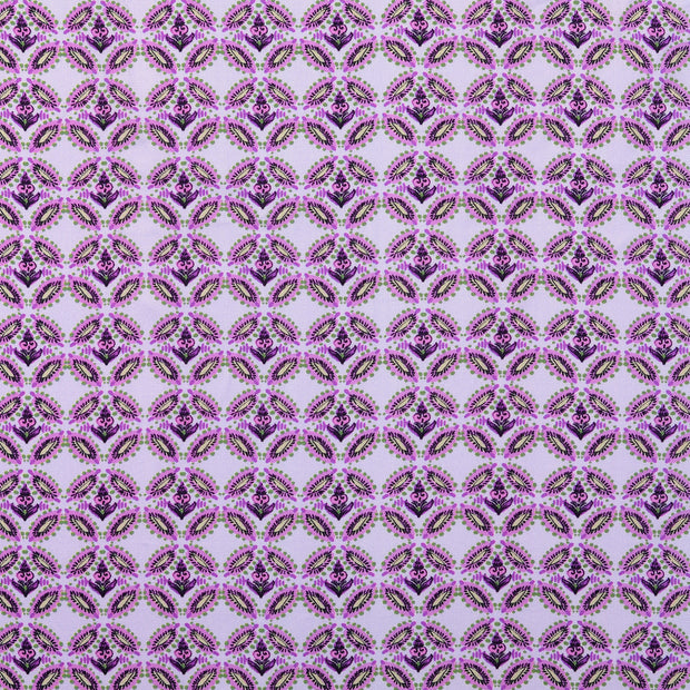 Viscose Twill fabric Geometric pattern 