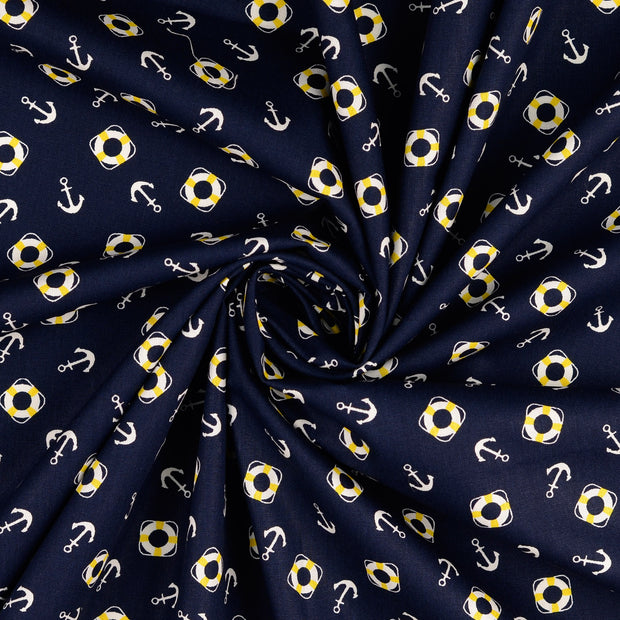  fabric Petrol printed 