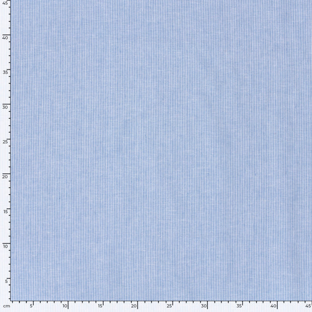 Chambré fabrik Streifen Babyblau