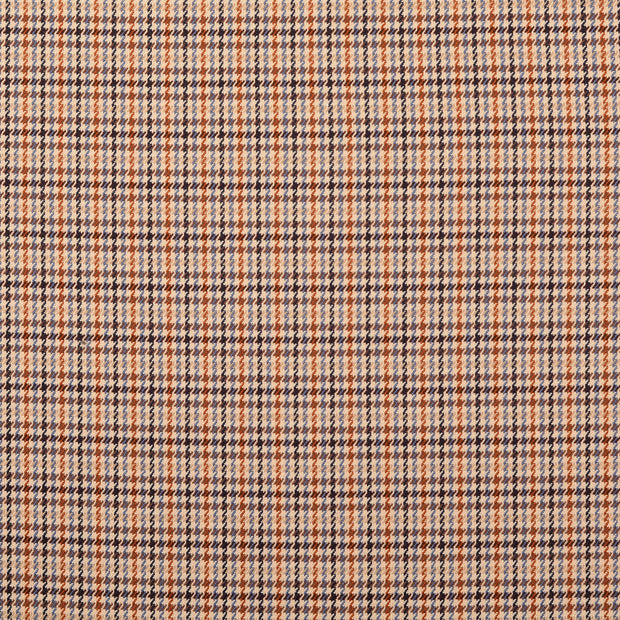 Viscose Poplin fabric Pied de poule Bronze