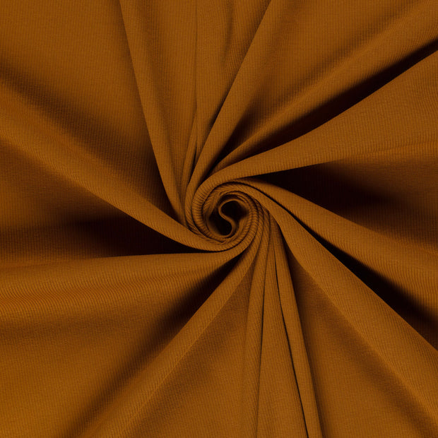 Rib Jersey fabric Caramel 