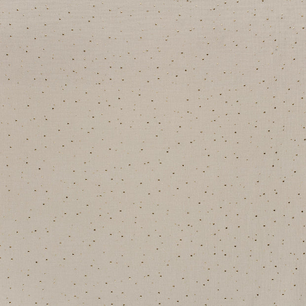 Musselin fabrik Beige matt 