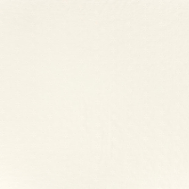 Cotton Poplin fabric Off White matte 
