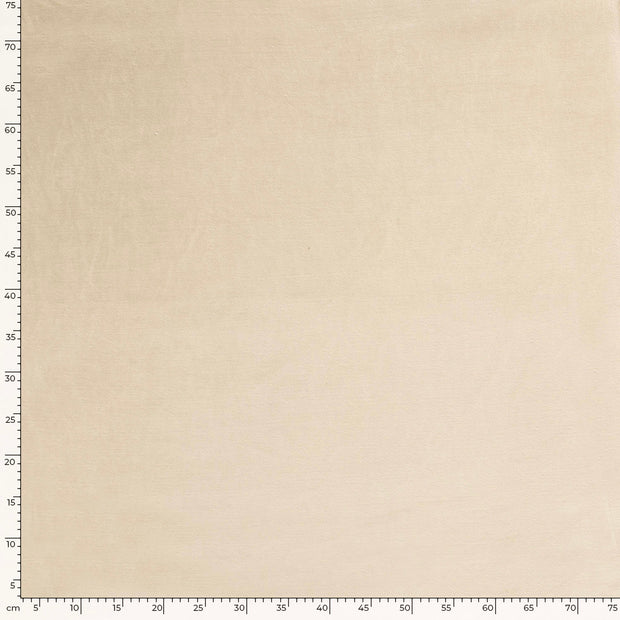 Nicky velours fabric Unicolour Beige