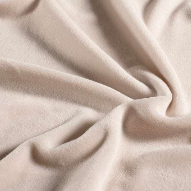 Supersoft Velvet fabrik Uni Beige