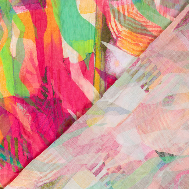 Viskose fabrik Abstrakt digital bedruckt 