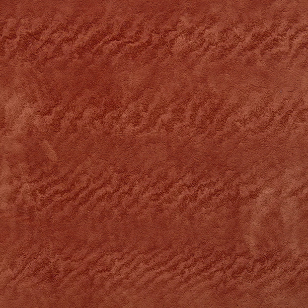 Bamboo Fleece fabric Unicolour Brique