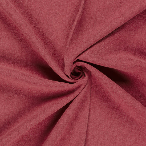 Linen fabric Fuchsia stone washed 