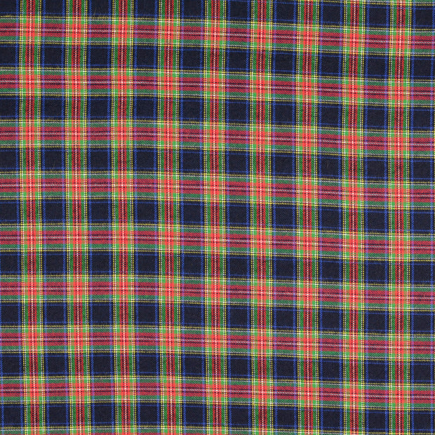 Flanell fabrik Karo's Grün