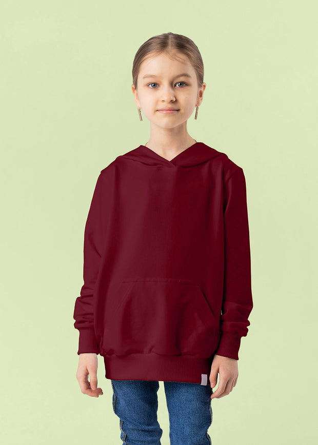 French Terry fabric Unicolour Bordeaux