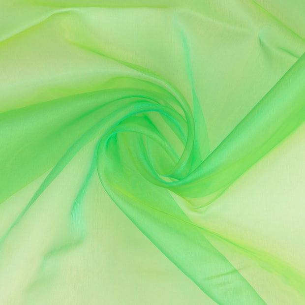 Organza fabric Apple Green 
