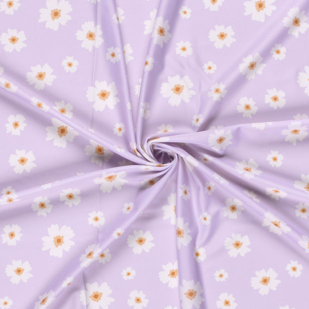 Swimwear Jersey UPF50 Recycled fabric Lila digital printed 