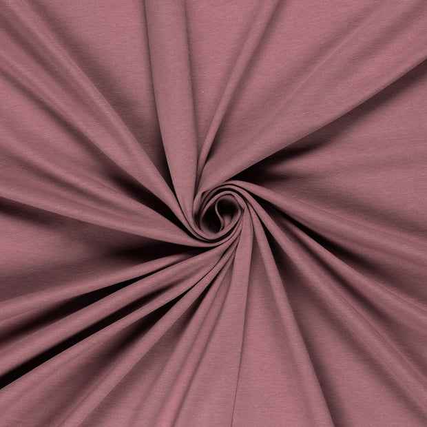 Cotton Jersey GOTS organic fabric Mauve 