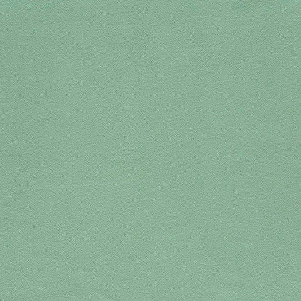 Cotton Fleece fabric Dark Mint soft 