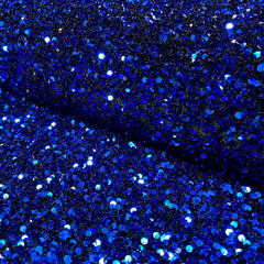 Velvet Sequins Unicolour Cobalt