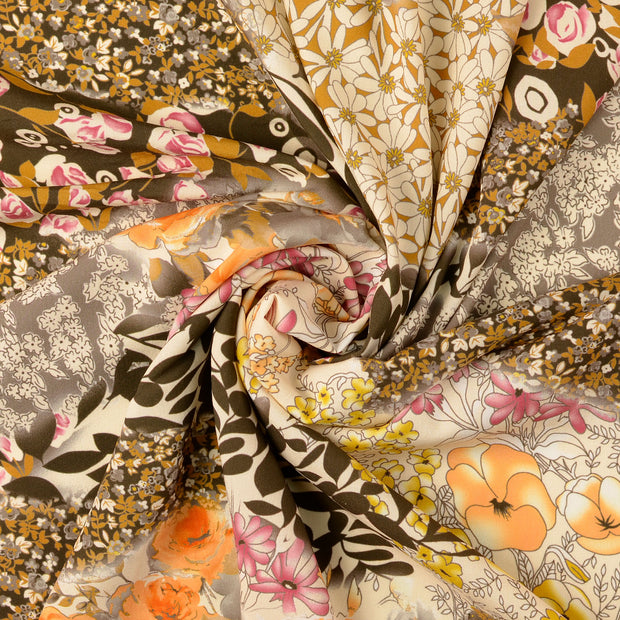 Viscose Poplin fabrik Beige 