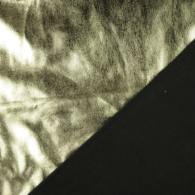 Jersey fabric Unicolour foiled 