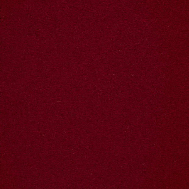 Wool Boucle fabric Unicolour Red