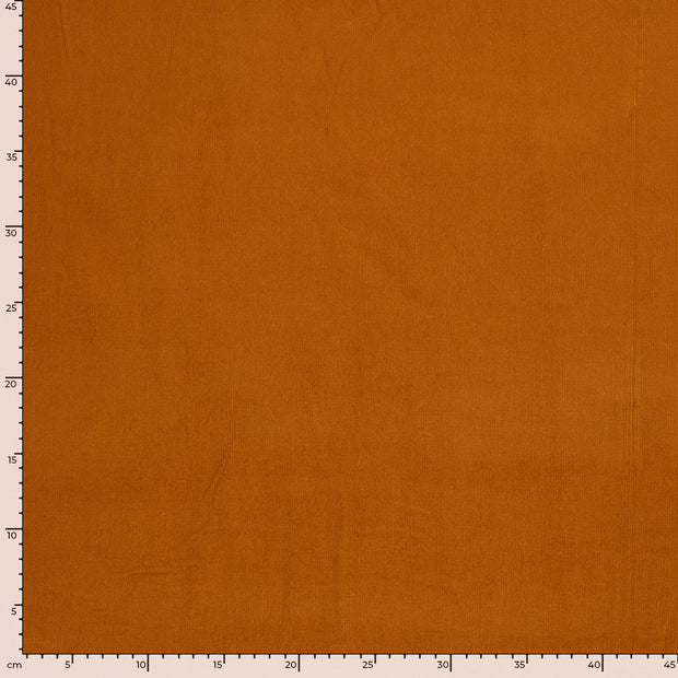 Babycord 21w fabric Unicolour Caramel