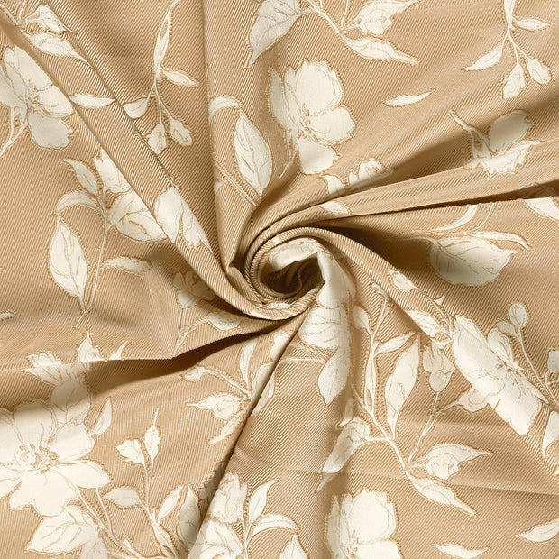Geweben Polyester fabrik Beige Jacquard 