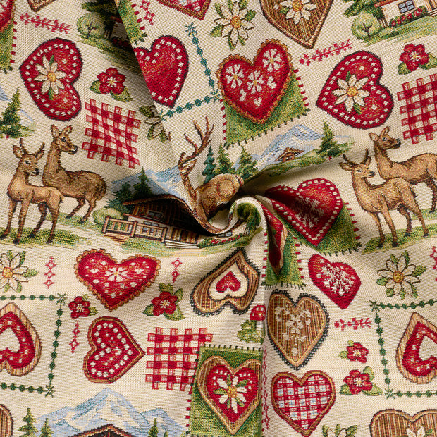 Gobeline fabrik Beige Jacquard 