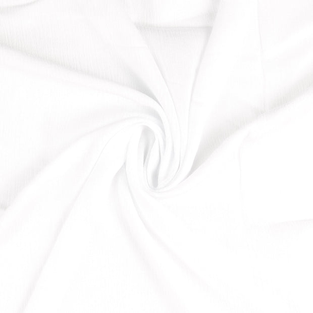 Viscosa Poplin tela Blanco 