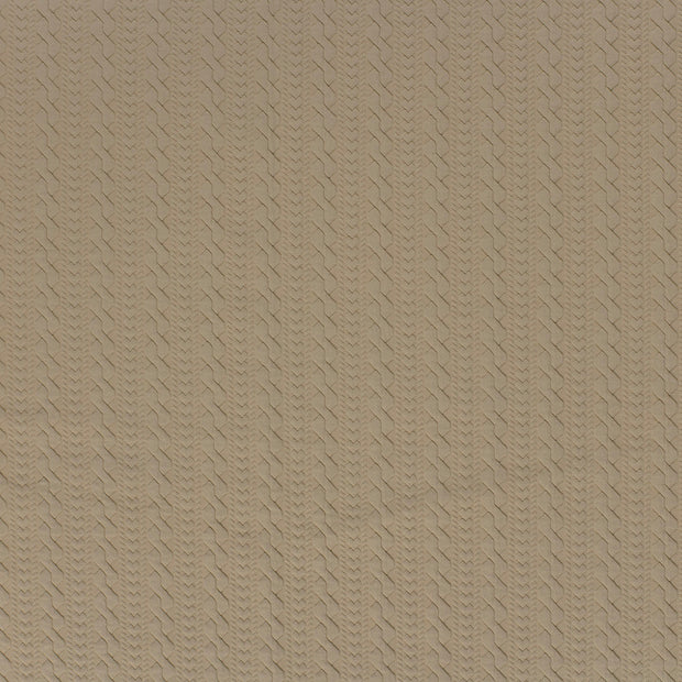 Heavy Knit fabrik Beige matt 