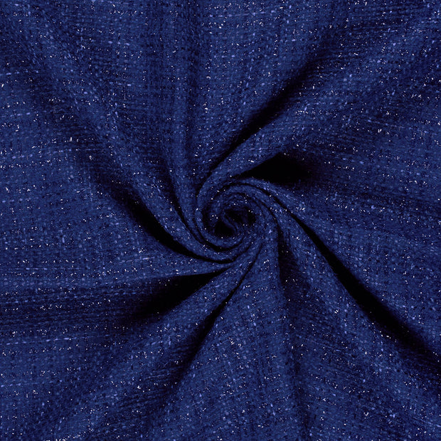 Jacquard fabric Cobalt Lurex 