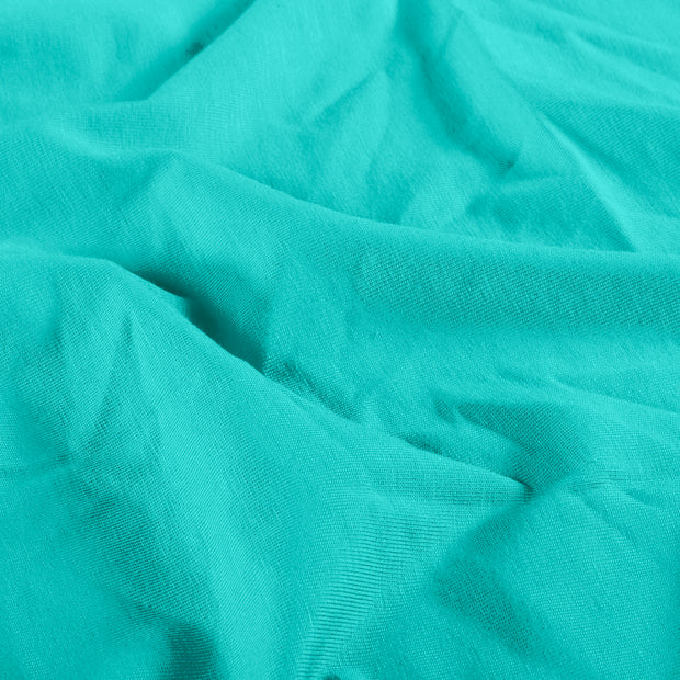 Bamboo Jersey fabric Unicolour Petrol