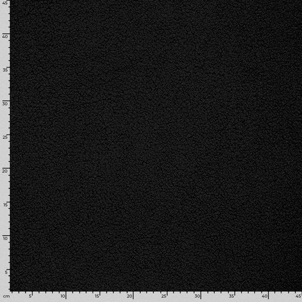Bouclé fabric Unicolour Black