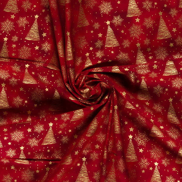  fabric Red printed 