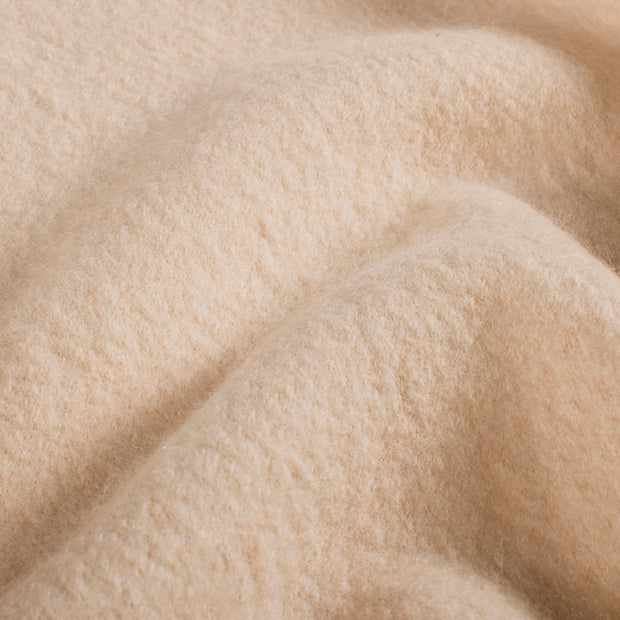Wool Boucle fabric Unicolour Beige